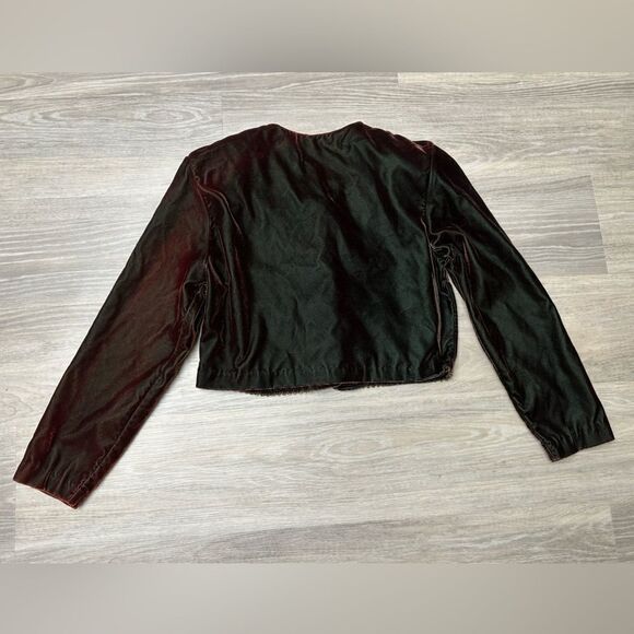 100% velvet vintage jacket from Puccini by timing size small - Picture 2 of 9